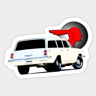 SD Poncho Wagon Sticker